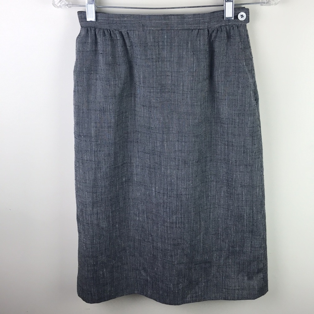 Vintage Pendleton Country Sophisticates Silk Blend Skirt